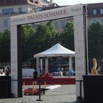 Aufbau Palais-Sommer (14. Juni-20. Juli auf dem Neumarkt)