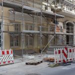 Quartier III/2: Farbproben am Palais Hoym