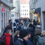 Vorweihnachtliches Treiben in der Sporergasse