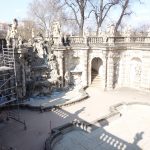 Zwinger: letzte Arbeiten vor Beginn der Brunnensaison