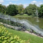 Zwinger: Aufbau des Großkonzerts von Purple Disco Machine