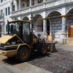 Residenzschloss: Bauarbeiten im Großen Schlosshof
