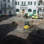 Residenzschloss: Bauarbeiten im Großen Schlosshof
