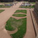 Zwinger wieder mit Orangenbäumen