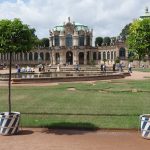 Zwinger wieder mit Orangenbäumen