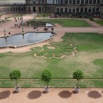 Zwinger wieder mit Orangenbäumen